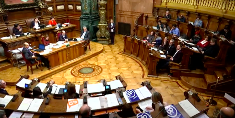 ple ajuntament, ple barcelona