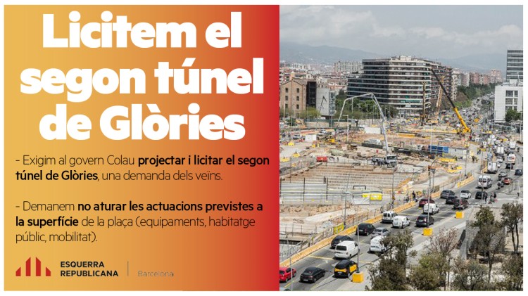glòries, tunel de glòries, obres de glòries, obres glòries