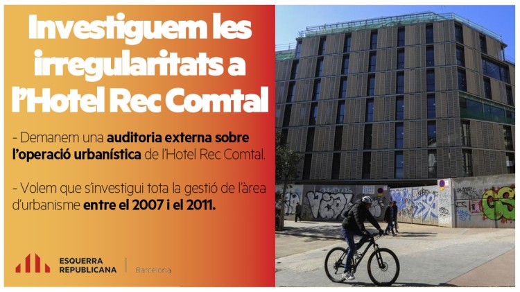 rec comtal, hotel rec comtal